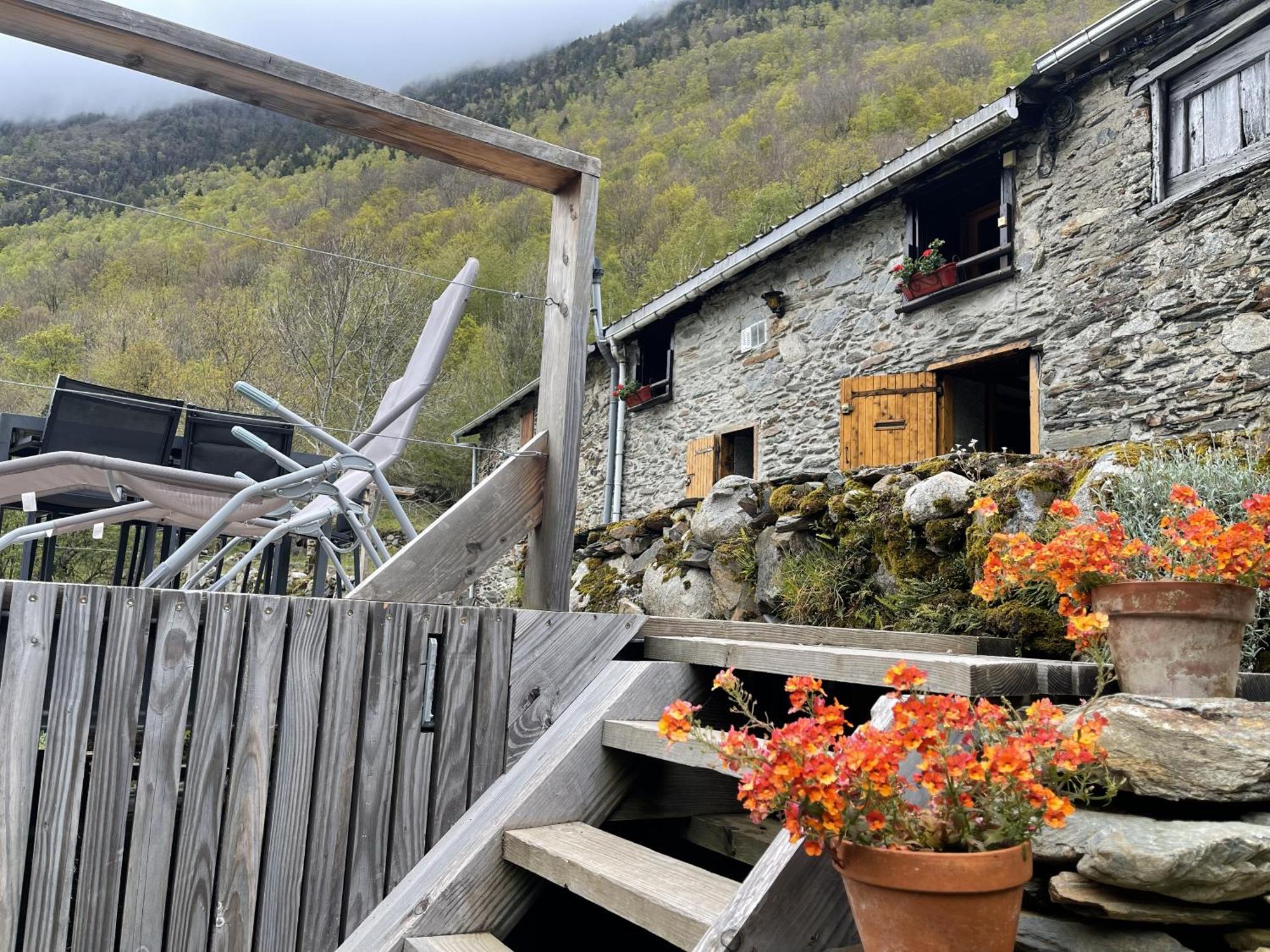 Grange Renovee, Pyrenees Ariegeoises, Gite Haute Ariege Auzat Bagian luar foto